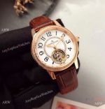 Copy Jaeger-LeCoultre Rendez Vous Tourbillon Watches Rose Gold Diamonds